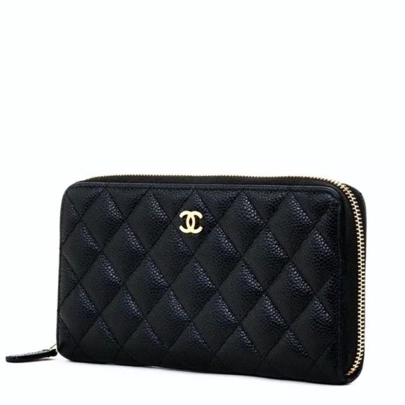 CHANEL Continental Caviar Skin Zipp Wallet - Picture 3 of 12